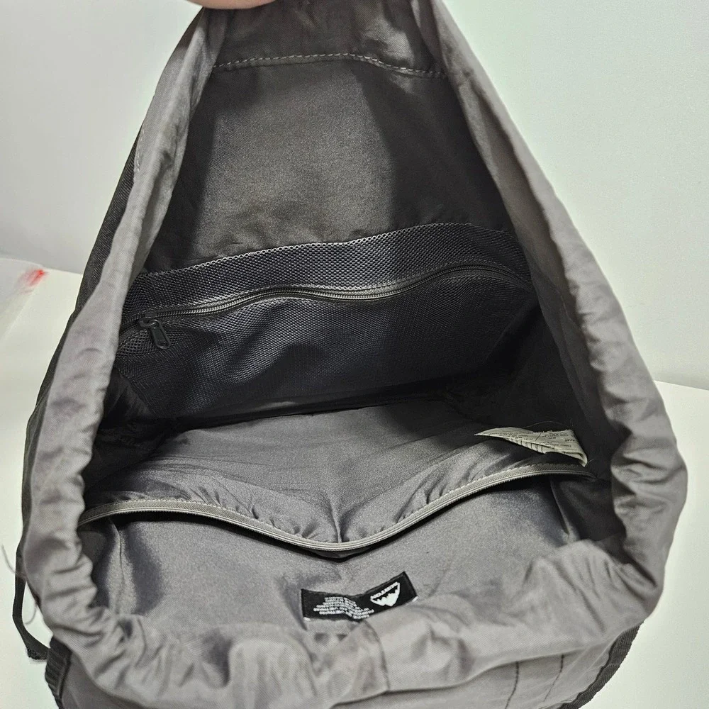 Burton Outing Backpack Black Gray Rucksack Laptop Sleeve School Travel Bag
